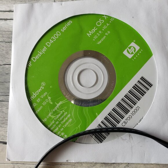 Genuine HP AC DC Adapter Power Charger for DeskJet D4300 Series + CD Drivers - Picture 2 of 4